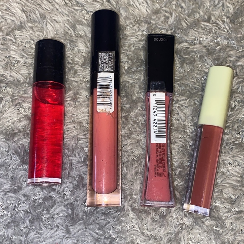 Must Bundle For $3 Deal! Bundle of 4 Lop Glosses, new - Picture 2 of 2
